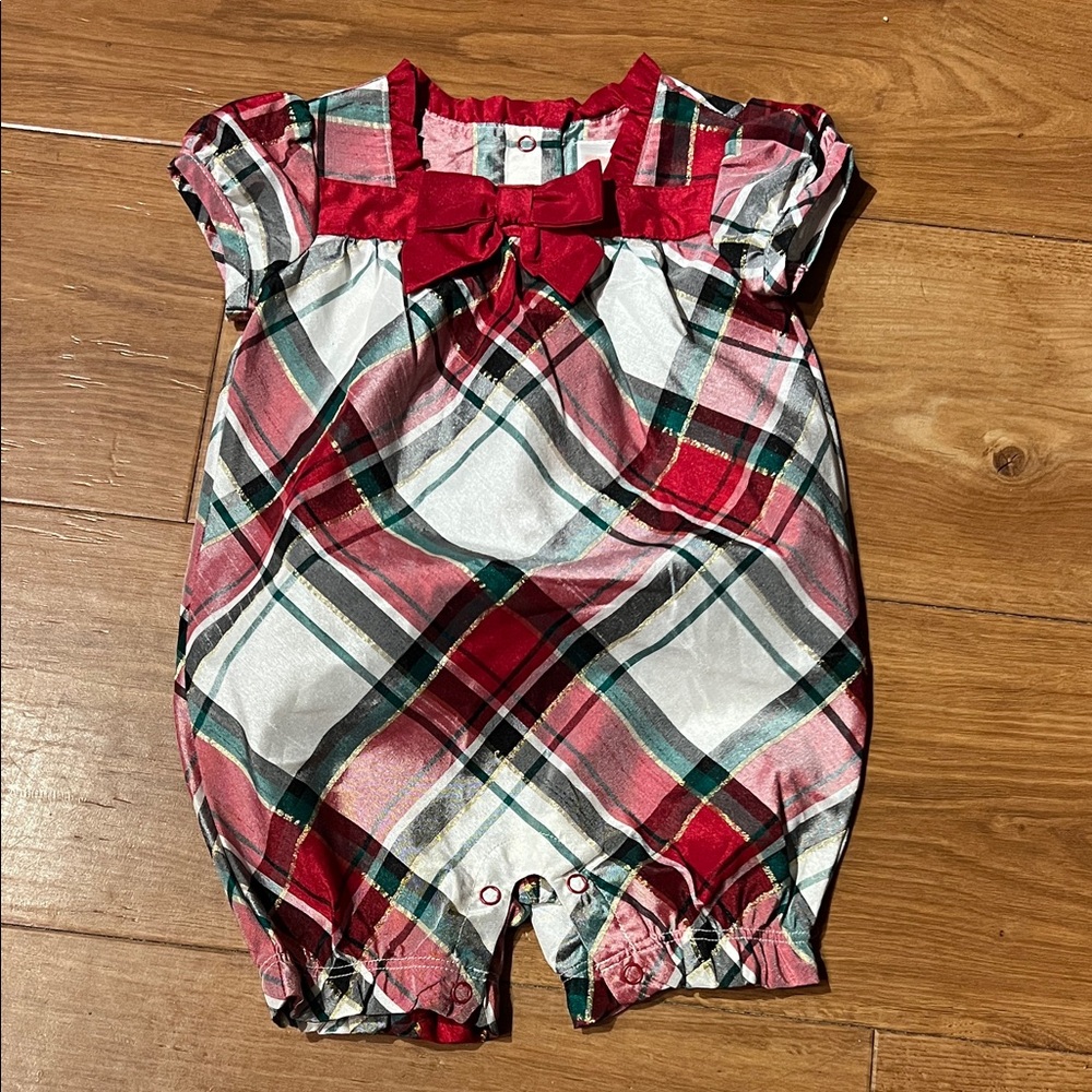 Y2K Christmas Gymboree Romper Sz